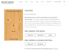 Tablet Screenshot of davidsedarisbooks.com